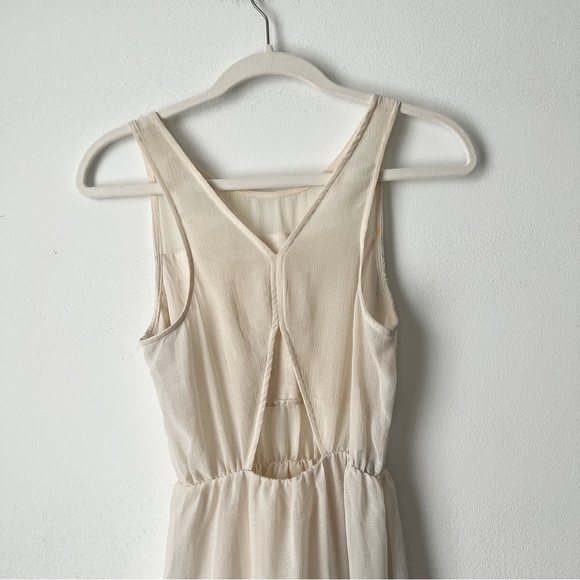 Divided by H&M Cream Lace Maxi Dress Size 2 - Picture 5 of 11